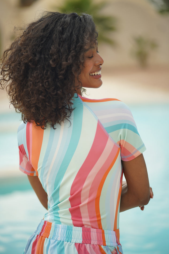 Cali Girl Half Sleeve Bodysuit Rashguard – Pepla