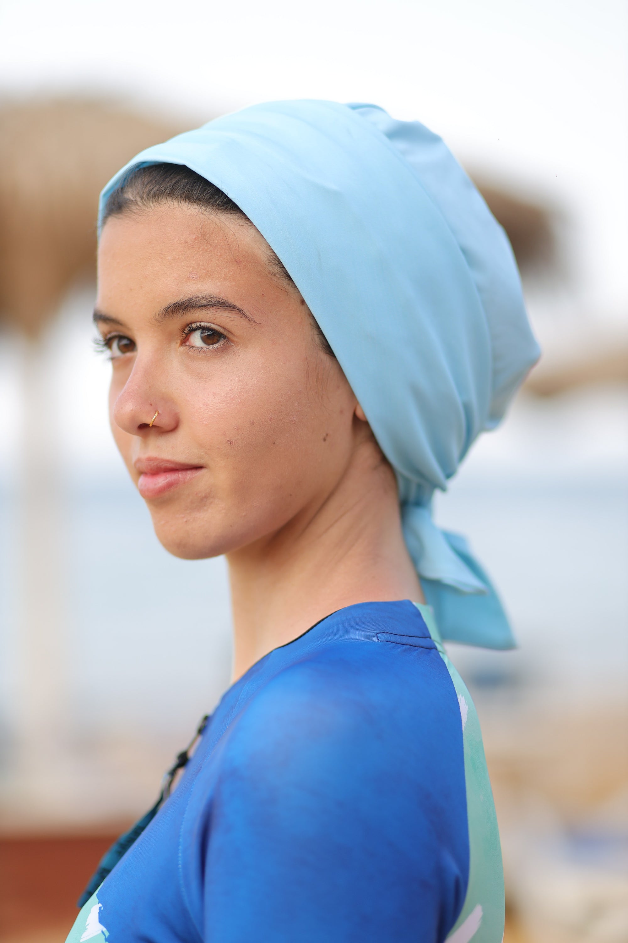 Beach Blue Turban