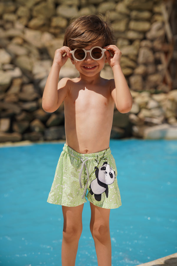 Panda Boy's Trunks