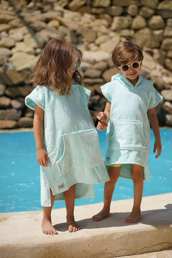 Mint Kids Hoodie Towel