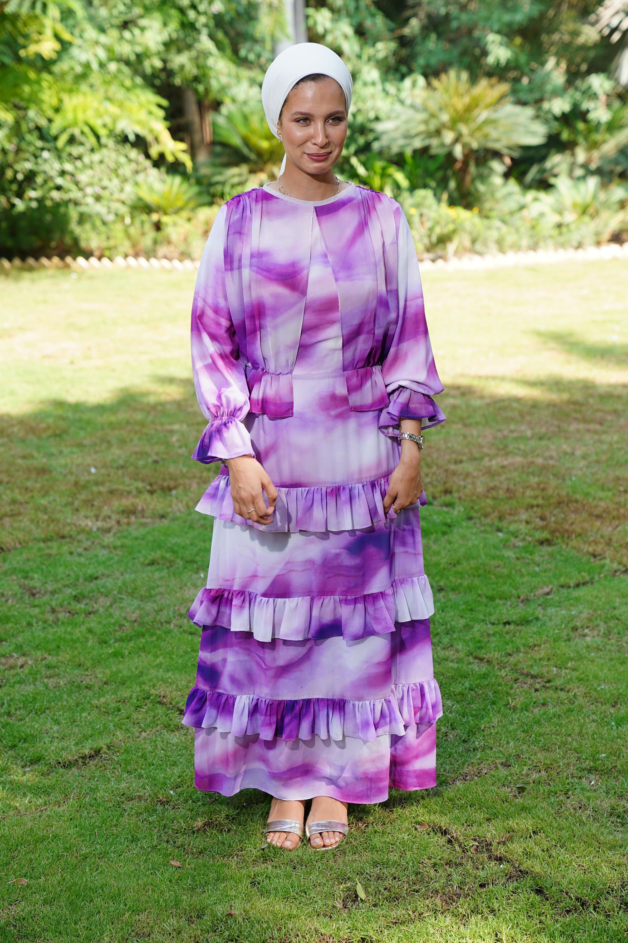 Purple madness Chiffon Dress
