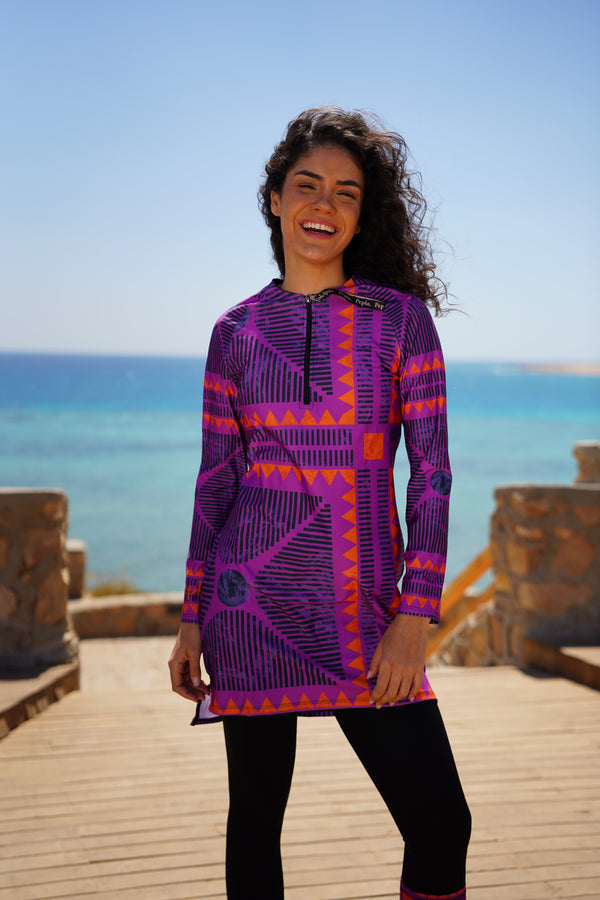 Purple Long Rashguard