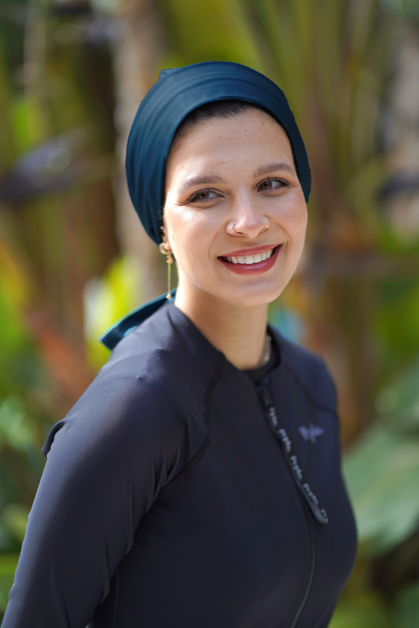 Dark Teal Turban