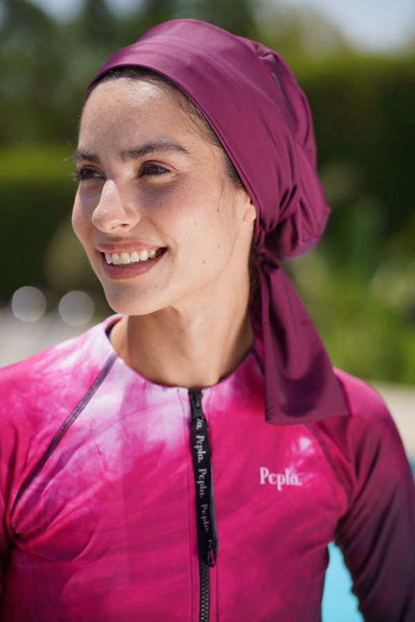 Burgundy Turban