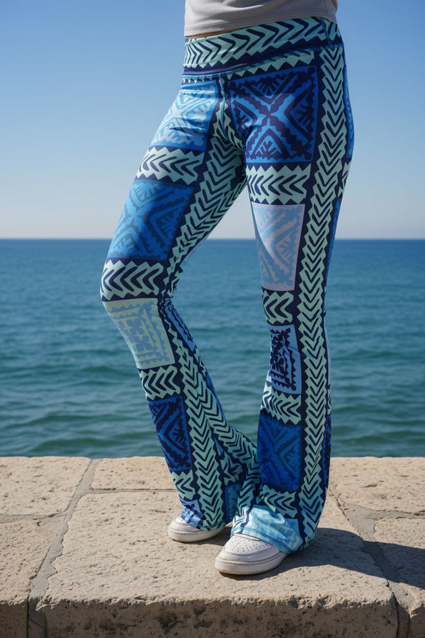 Zulu Printed Flared Pants