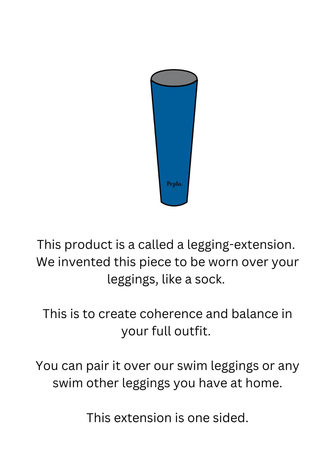 Elemental Blue Legging Extension