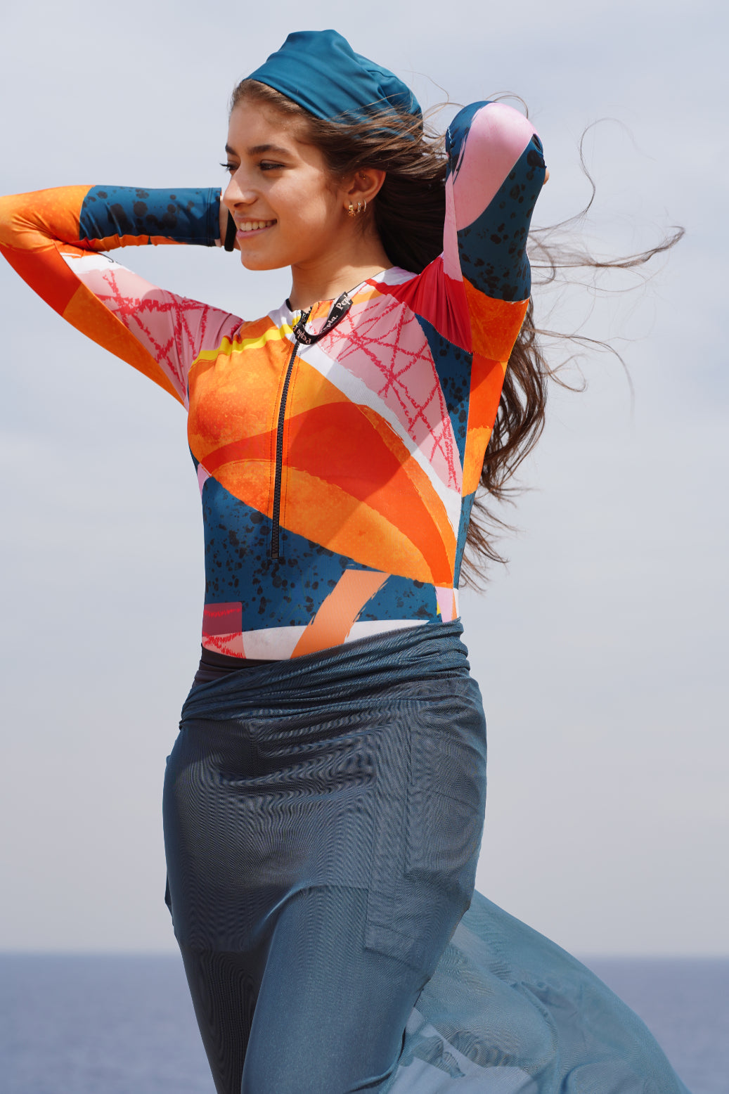 Bold Teal Rashguard