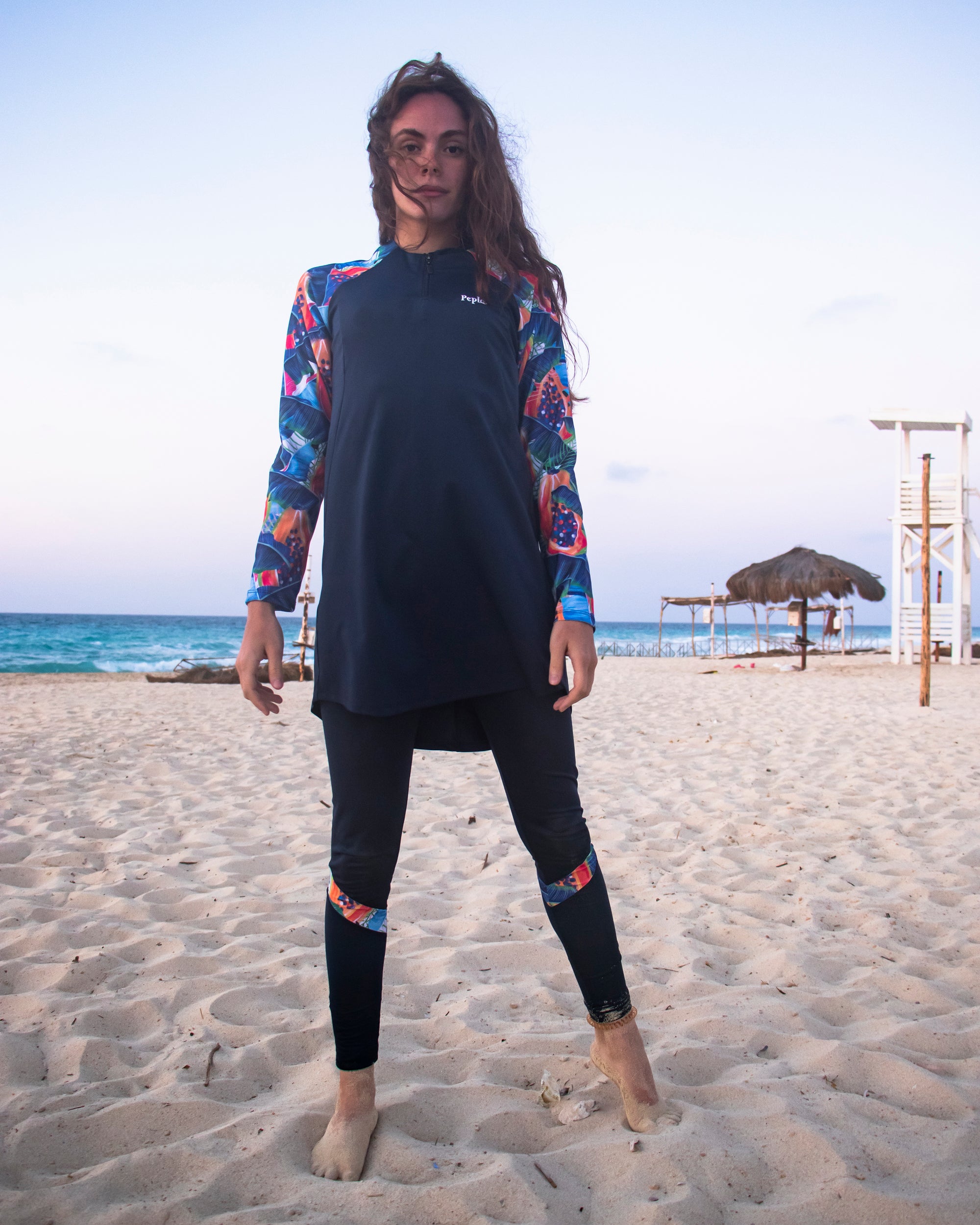 Papaya Long Rashguard and legging set