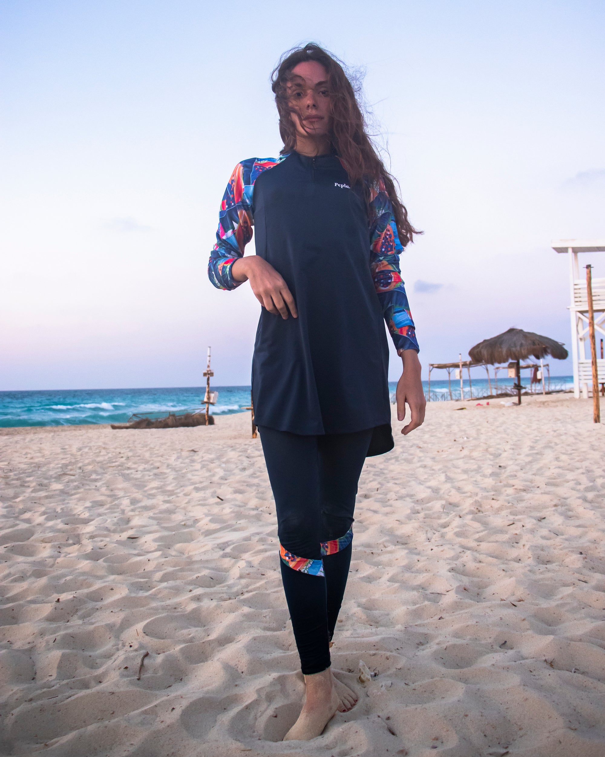 Papaya Long Rashguard and legging set