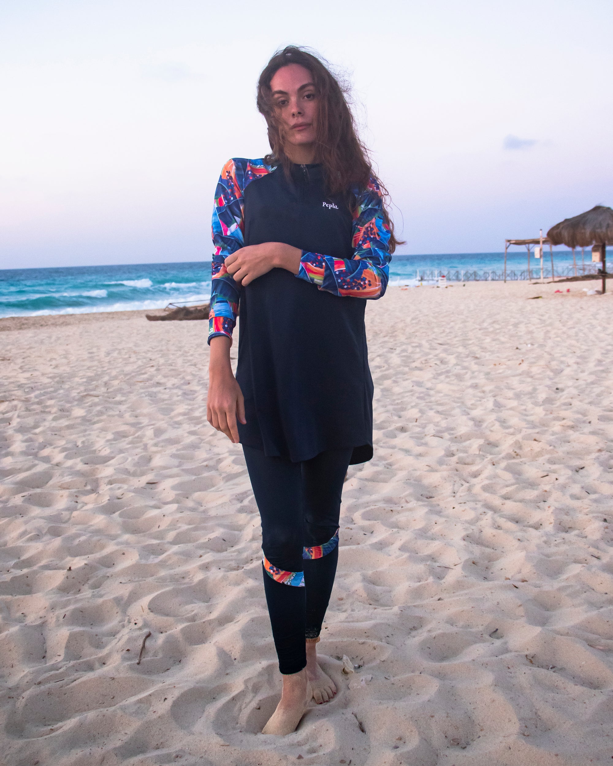 Papaya Long Rashguard and legging set