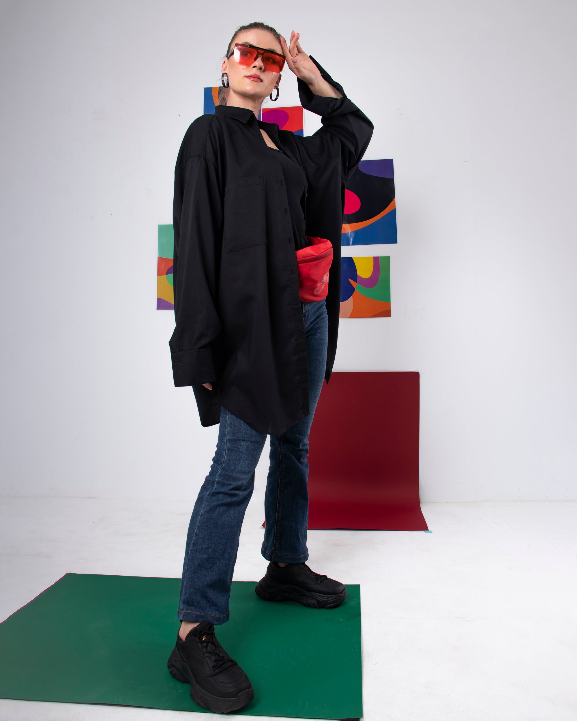 Black Oversized Shirt