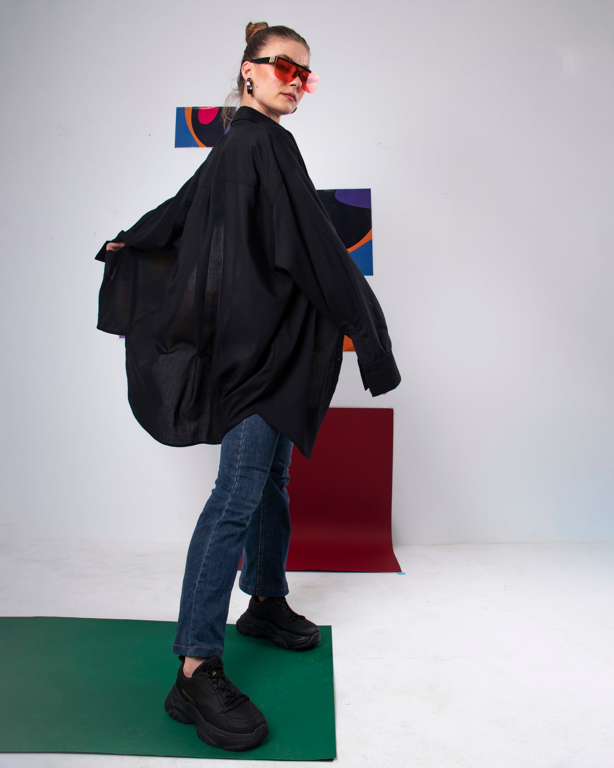 Black Oversized Shirt