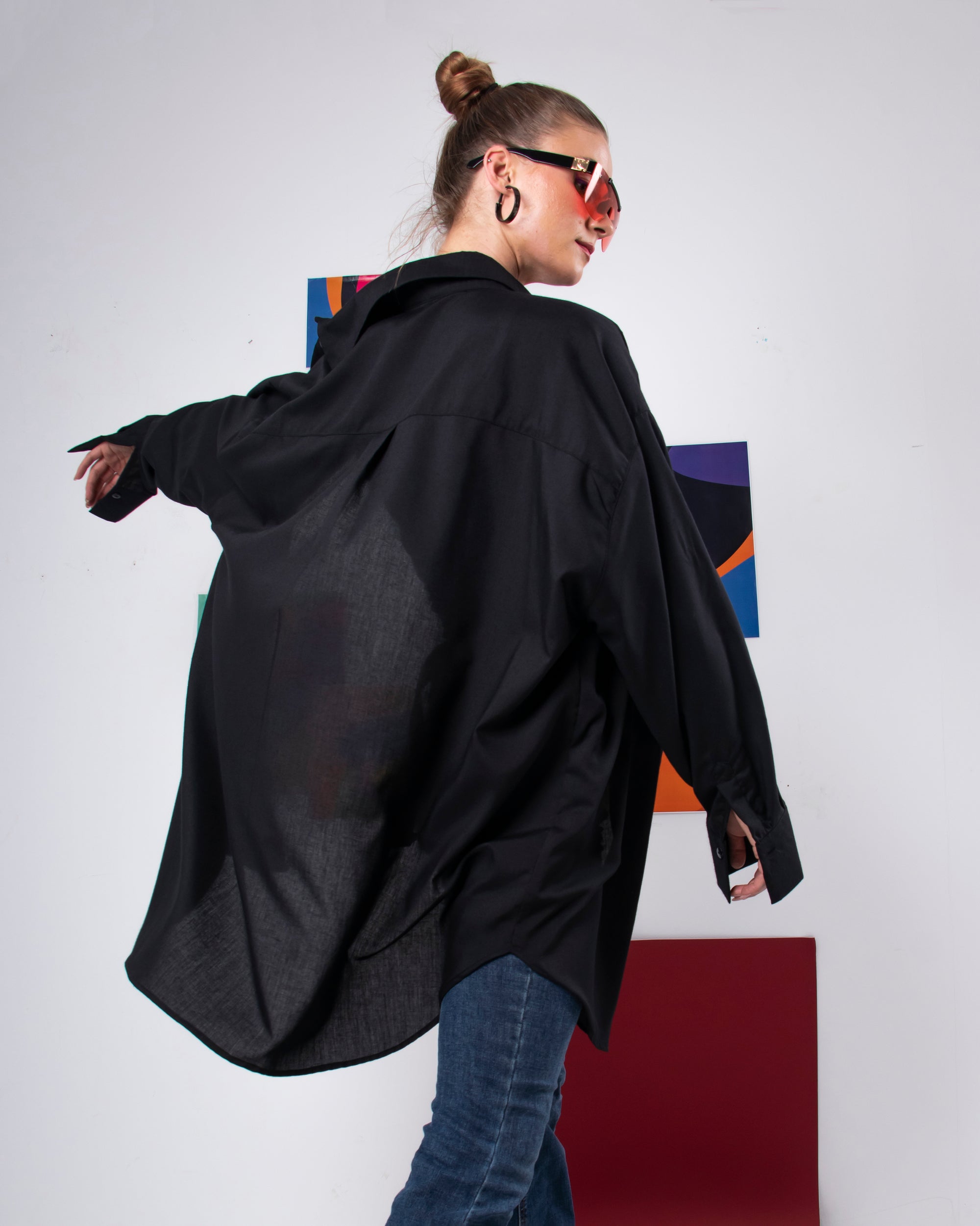 Black Oversized Shirt