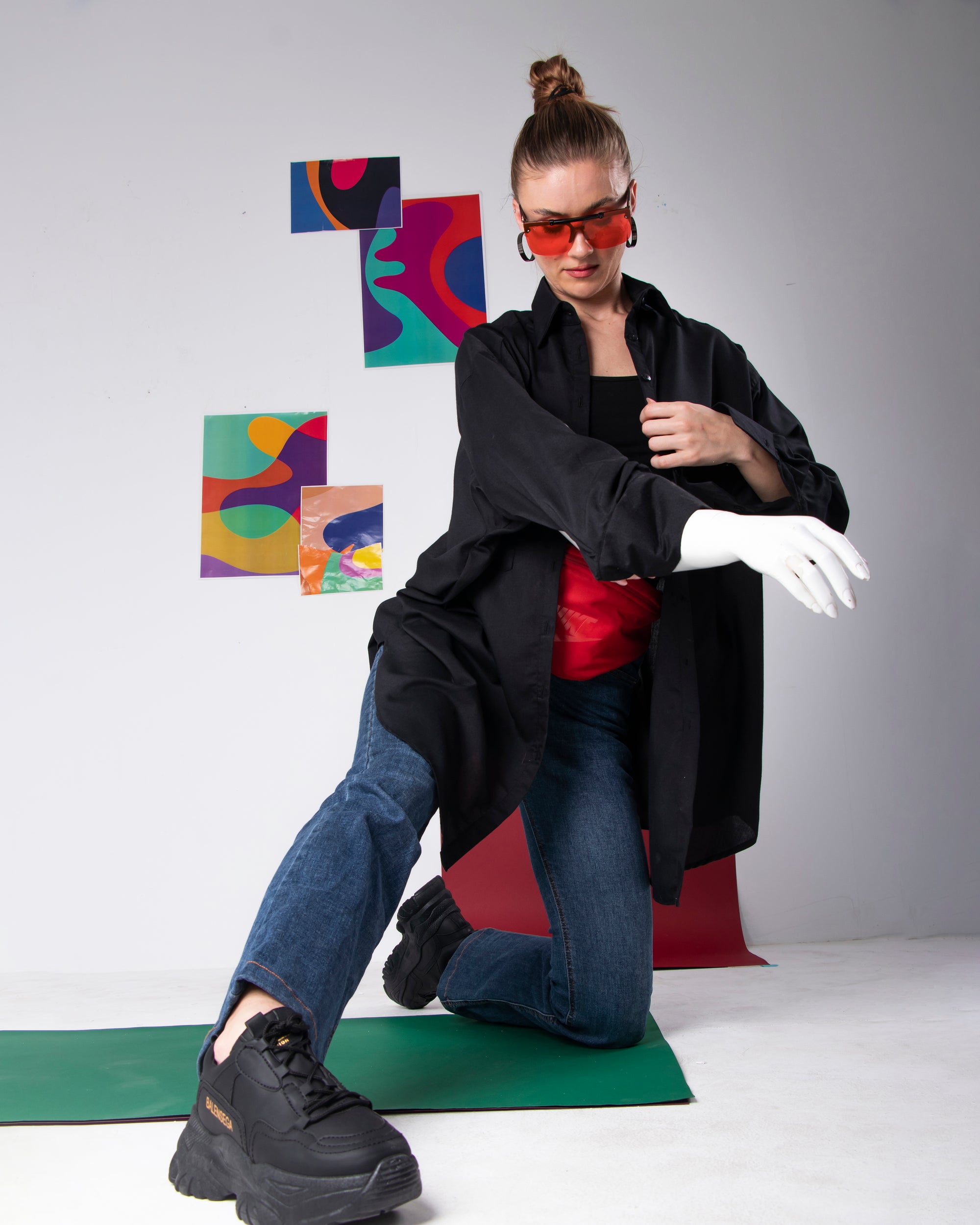 Black Oversized Shirt